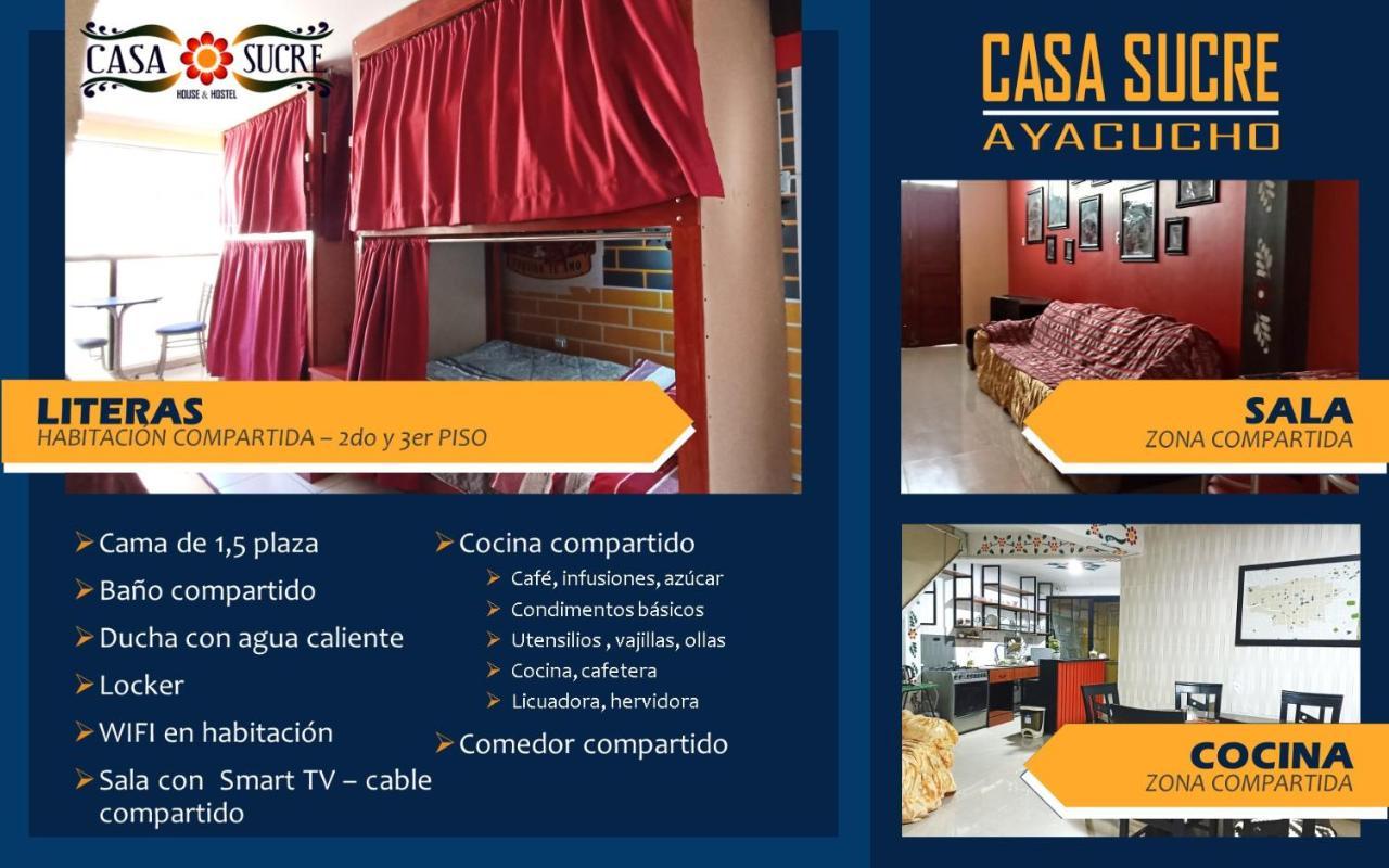 Casa Sucre Hostel איאקוצ'ו מראה חיצוני תמונה