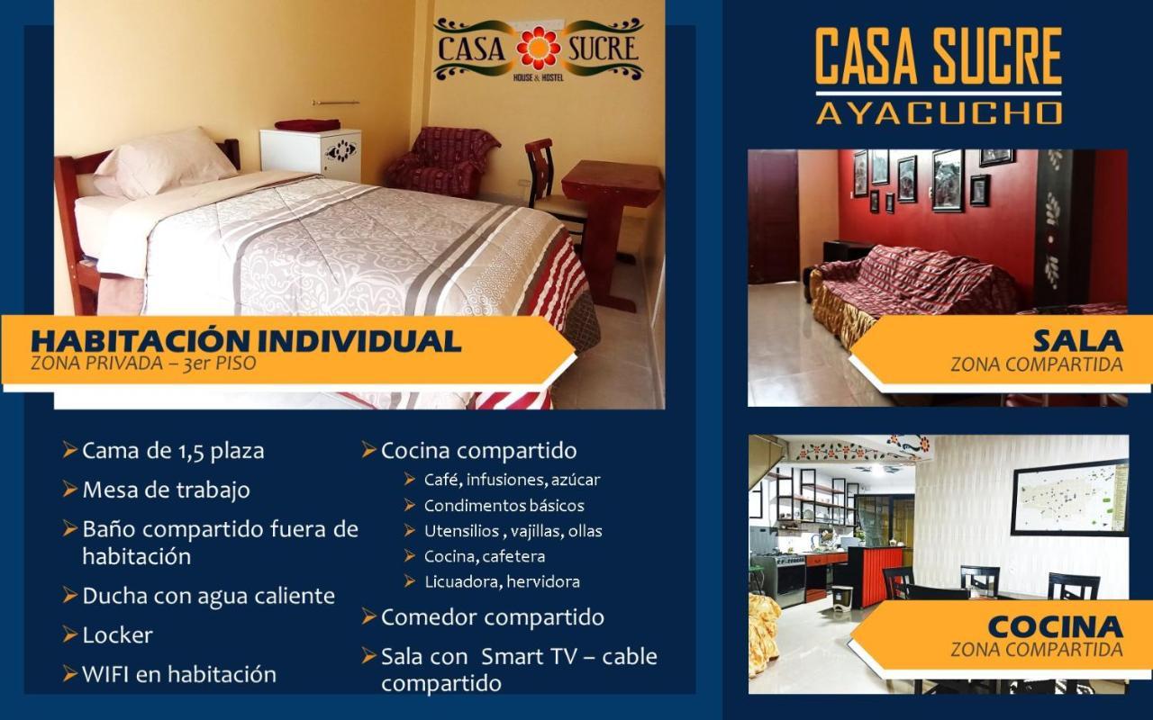 Casa Sucre Hostel איאקוצ'ו מראה חיצוני תמונה